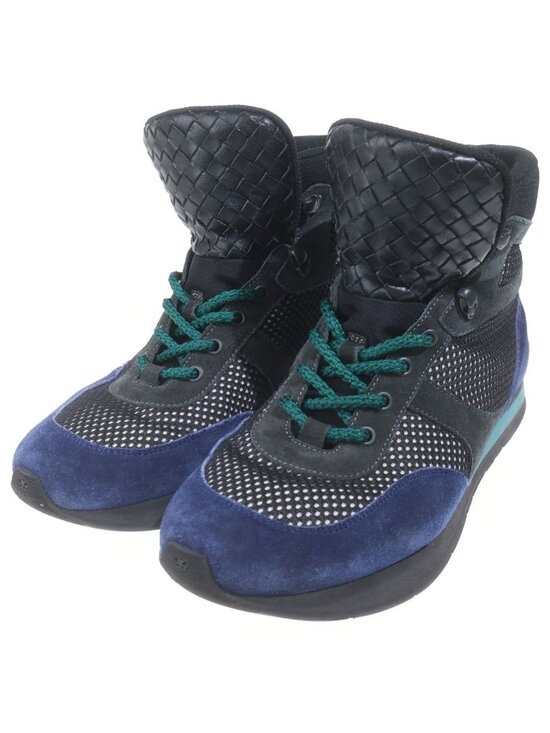 Bottega Veneta Mountain Trekking High Cut Boots Black Blue main image 2